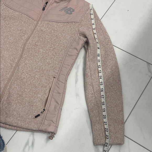 New Balance Women's Light Pink Hoodie Jacket 4 Pockets Sz M - Picture 12 of 13
